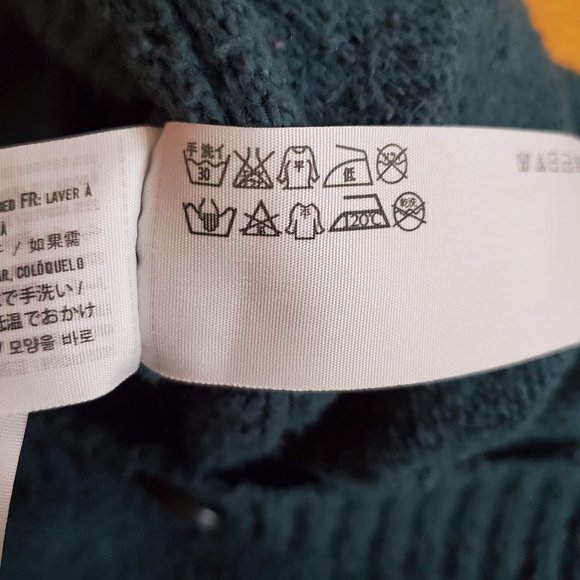 SOLD Hollister Boyfriend Cardigan Teal Sweater - Picture 10 of 10